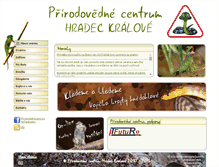 Tablet Screenshot of prirodovednecentrumhk.cz